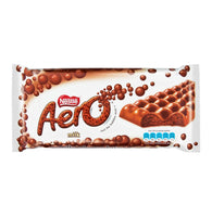 Nestle Aero Milk Chocolate Extra Large Bar (Kosher)  HEAT SENSITIVE ITEM. PLEASE ADD ITEM 122942 TO THE ORDER TO TRY TO PROTECT CHOCOLATES FROM HEAT DAMAGE. 135g