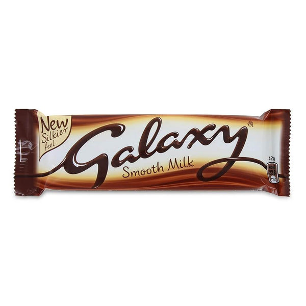 Mars Galaxy Milk Chocolate Bar HEAT SENSITIVE ITEM. PLEASE ADD ITEM 122942 TO THE ORDER TO TRY TO PROTECT CHOCOLATES FROM HEAT DAMAGE. 42g