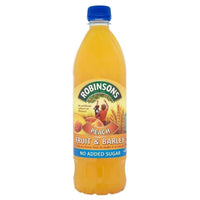 Robinsons Squash Barley Peach No Added Sugar 1l