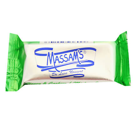 BEST BY JANUARY 2025: Massams Nougat Cashew Honey Bar (Kosher) 25g