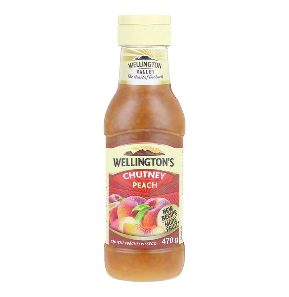 Wellingtons Chutney Peach Squeezy Bottle (Kosher) 470ml