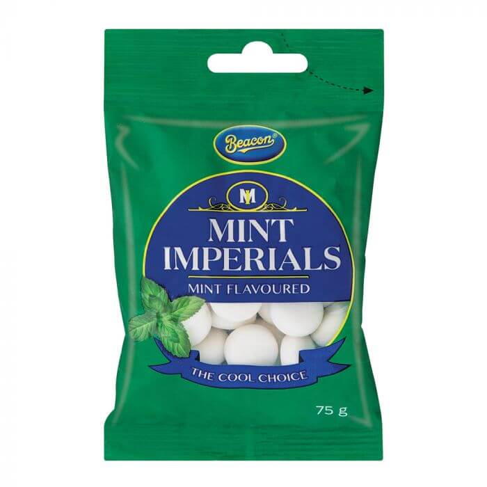 Beacon Mint Imperials Bag (Kosher) 75g – Origins World Foods