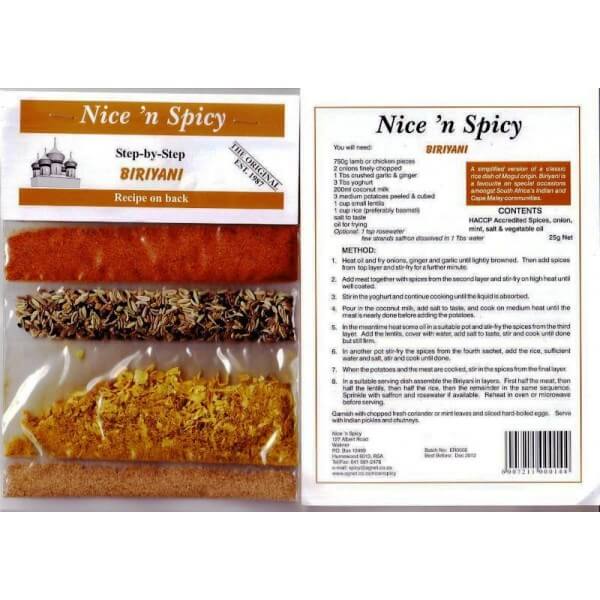 Nice n Spicy Biriyani Spice Mix 25g