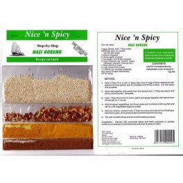 BEST BY MARCH 2024: Nice n Spicy Nasi Goreng Spice Mix 15g