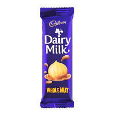 BEST BY DECEMBER 2024: Cadbury Whole Nut Bar 80g