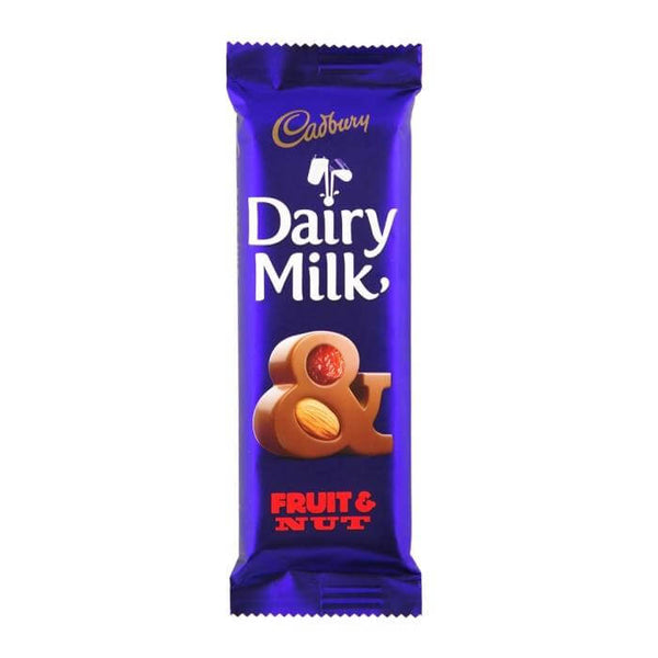 Cadbury Fruit and Nut Bar  HEAT SENSITIVE ITEM. PLEASE ADD ITEM 122942 TO THE ORDER TO TRY TO PROTECT CHOCOLATES FROM HEAT DAMAGE. 80g