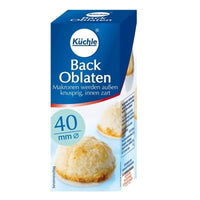 Kuechle Back Oblaten Round Baking Wafers (40mm) 23g