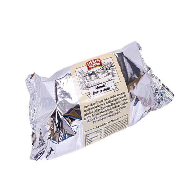 Lieken Stollen Butter Almond in Cello Bag 500g