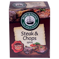 BEST BY FEBRUARY 2024: Robertsons Spice Steak and Chops Refill box 160g