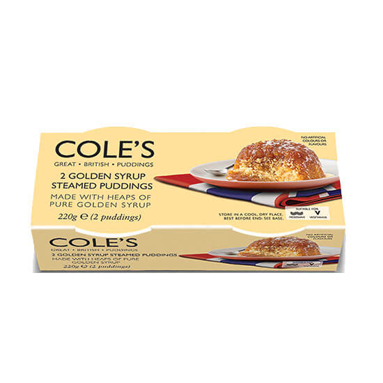 Coles Pudding Golden Syrup (Pack of 2) 220g