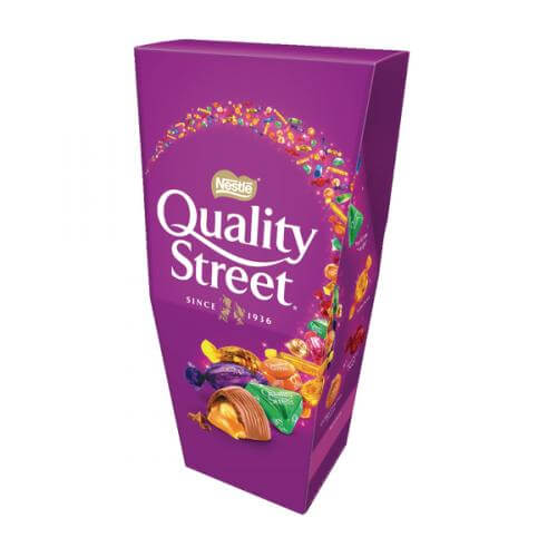 Nestle Quality Street Carton (HEAT SENSITIVE ITEM - PLEASE ADD A THERMAL BOX TO YOUR ORDER TO PROTECT YOUR ITEMS 220g