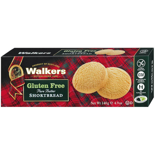 Walkers Shortbread - Gluten Free Pure Butter Rounds 140g