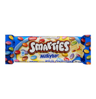 Nestle Milkybar with Smarties (Kosher) (HEAT SENSITIVE ITEM - PLEASE ADD A THERMAL BOX TO YOUR ORDER TO PROTECT YOUR ITEMS 80g
