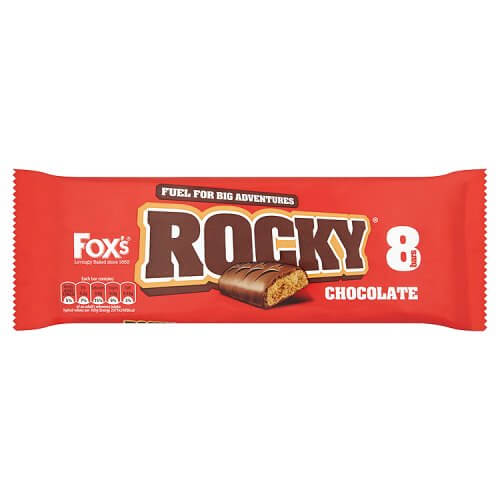 Foxs Biscuits Rocky Chocolate Bars (Item Contains 7 Bars)  HEAT SENSITIVE ITEM. PLEASE ADD ITEM 122942 TO THE ORDER TO TRY TO PROTECT CHOCOLATES FROM HEAT DAMAGE. 133g