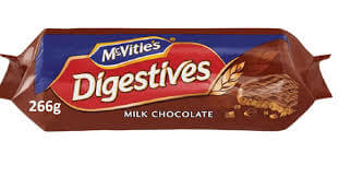 BEST BY AUGUST 2025: McVities Digestives Milk Chocolate Biscuits  HEAT SENSITIVE ITEM. PLEASE ADD ITEM 122942 TO THE ORDER TO TRY TO PROTECT CHOCOLATES FROM HEAT DAMAGE. 266g