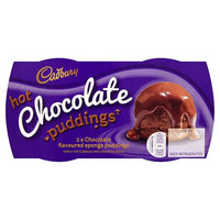 Cadbury Pudding Milk Chocolate Sticky Puds (Pack Of 2) (HEAT SENSITIVE ITEM - PLEASE ADD A THERMAL BOX (ITEM NUMBER 114878) TO YOUR ORDER TO PROTECT YOUR ITEMS FROM HEAT DAMAGE 190g