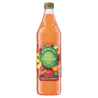 BEST BY APRIL 2024: Robinsons Squash - Peach and Raspberry No Added Sugar 1L