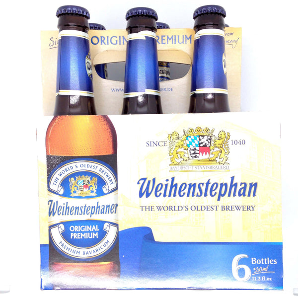 Weihenstaphaner Premium Bavaricum Beer (Pack of 6 x 330ml) 3.3kg