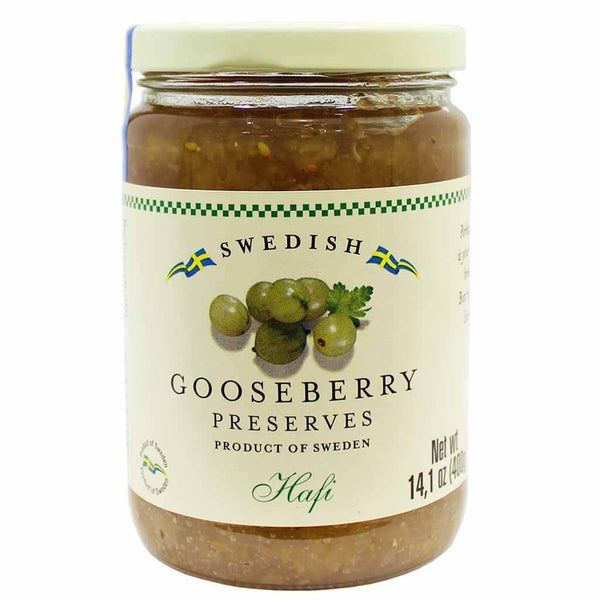 Hafi Swedish Gooseberry Preserves 400g