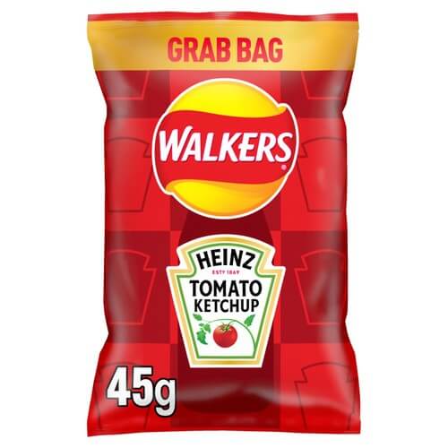 Walkers Crisps Tomato Ketchup Flavour 45g