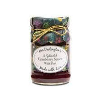 BEST BY MAY 2025: Mrs Darlingtons Cranberry Sauce With Port 200g
