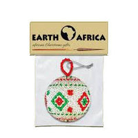 African Hut Beaded Ball Christmas Tree Ornament 50g