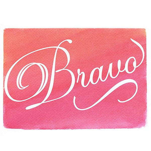 Greeting Card Bravo (4" X 6") 10g