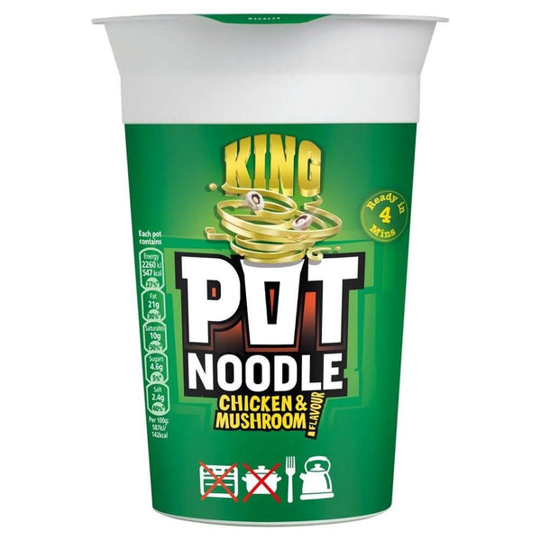 Pot Noodle - King Pot Chicken and Mushroom Flavour 114g