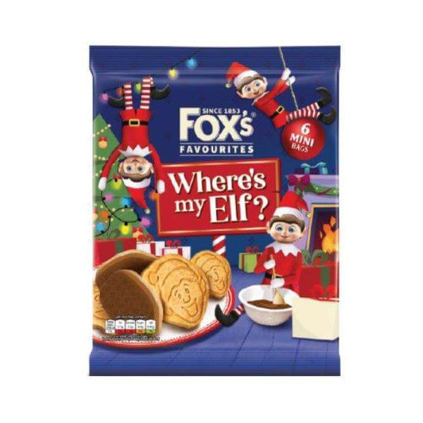 Foxs Biscuits Where Is My Elf (Pack of 5 Bags) 100g