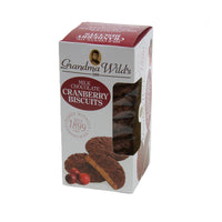 Grandma Wilds Biscuits Cranberry Milk Chocolate 150g