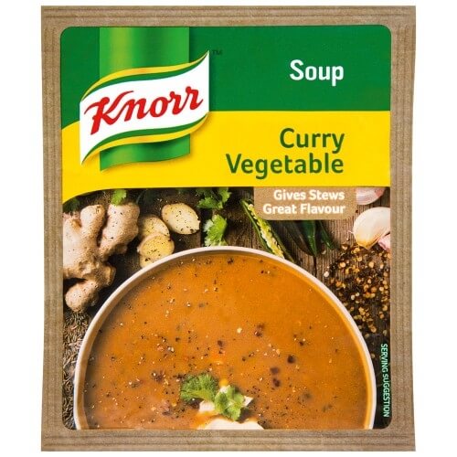 BEST BY DECEMBER 2024: Knorr Soup - Curry Vegetable 50g