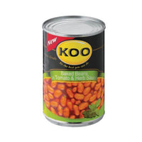 Koo Baked Beans - with Tomato and Herb (Kosher) 410g