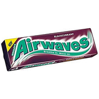 BEST BY JULY 2025: Wrigleys Airwaves Blackcurrant Chewing Gum 14g