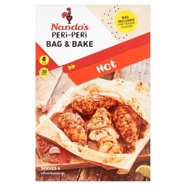 BEST BY JANUARY 2025: Nandos Peri-Peri Bag and Bake Hot 20g