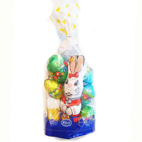 Klett Medium Easter Gift Bag With Chocolate Bunny Medium 150g