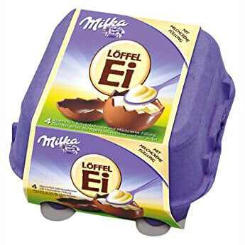 Milka Loeffel Eggs Milk Creme Filled Eggs 136g