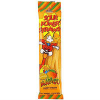 Dorval Sour Power Straws Mango Flavour 50g