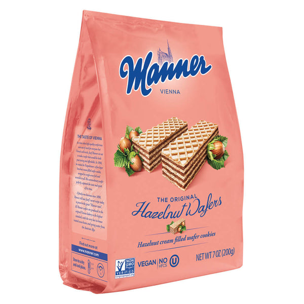 Manner Original Neapolitaner Hazelnut Wafer Bag 200g
