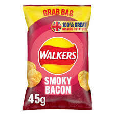 Walkers Crisps Smoky Bacon 45g