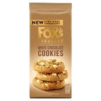BEST BY JULY 2025: Foxs White Chocolate Cookie  HEAT SENSITIVE ITEM. PLEASE ADD ITEM 122942 TO THE ORDER TO TRY TO PROTECT CHOCOLATES FROM HEAT DAMAGE. 180g