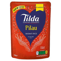 BEST BY JANUARY 2025: Tilda Steamed Pilau Basmati Rice 250g