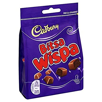 Cadbury Bitsa Wispa Bag (HEAT SENSITIVE ITEM - PLEASE ADD A THERMAL BOX TO YOUR ORDER TO PROTECT YOUR ITEMS 110g