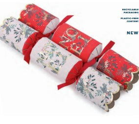 Tom Smith Christmas Crackers Premium Noel Script: 8 x 14 Inch Crackers 750g