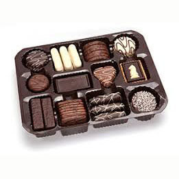 Lambertz Assorted Chocolate Cookies With Milk White and Dark Chocolate 500g