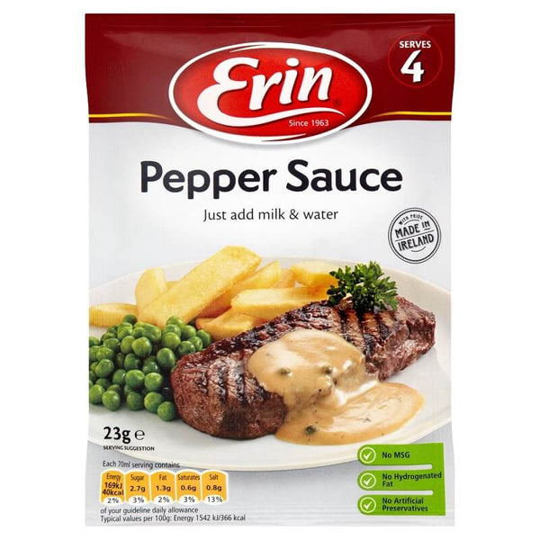 Erin Creamy Pepper Sauce Mix 23g