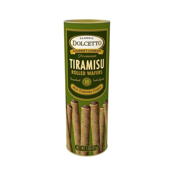 Dolcetto Tiramisu Cream Rolled Wafers 85g