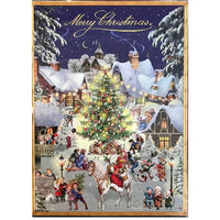 Advent Calendar Heidel Classic Town Christmas Tree in the City 75g