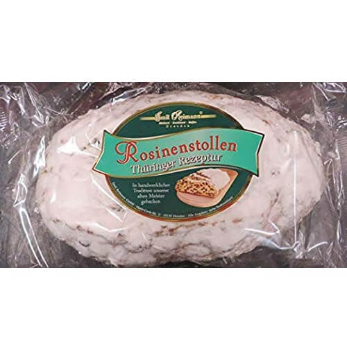 Reimann Stollen Thueringer Raisin In Cello 1 kg 1kg