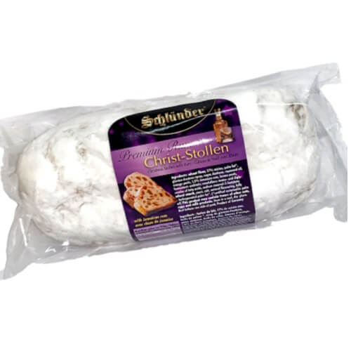 Schluender Christmas Stollen Cake with Rum 750g