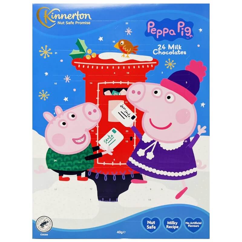 Advent Calendar - Kinnerton Peppa Pig Advent Calendar 40g – Origins ...